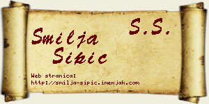 Smilja Šipić vizit kartica